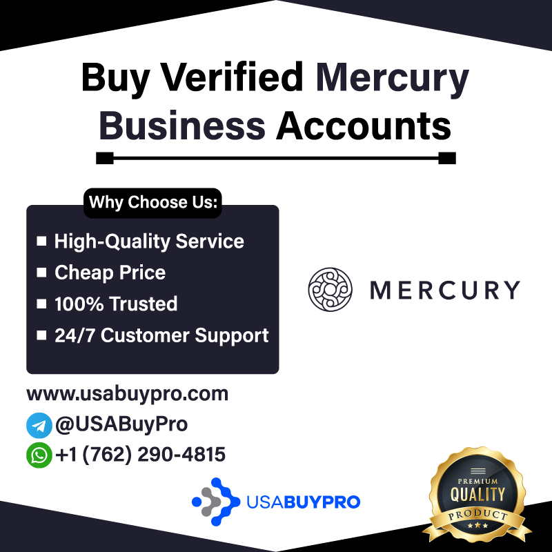 Buy Verified Mercury Business Accounts - usabuypro.com